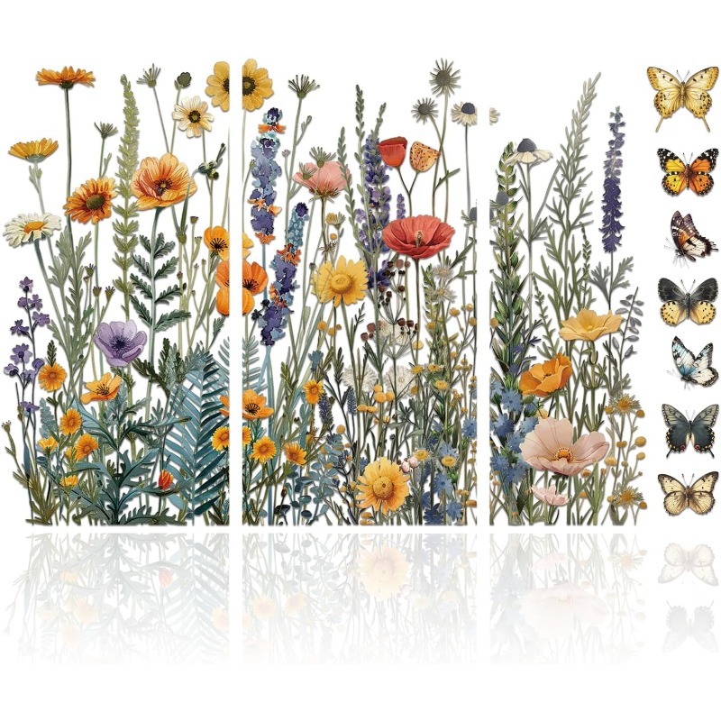 Office Furniture Warehouse - 3 stuks wilde bloemen meubels overdracht