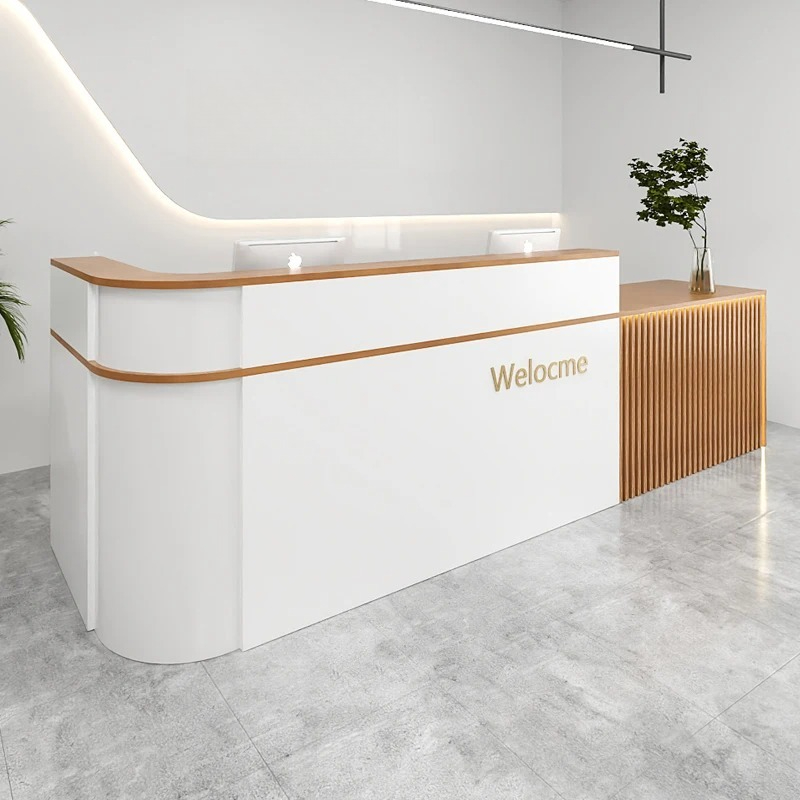 Office Furniture In Usa - Opbergruimte Luxe receptiebalie Senior Beauty Industrieel