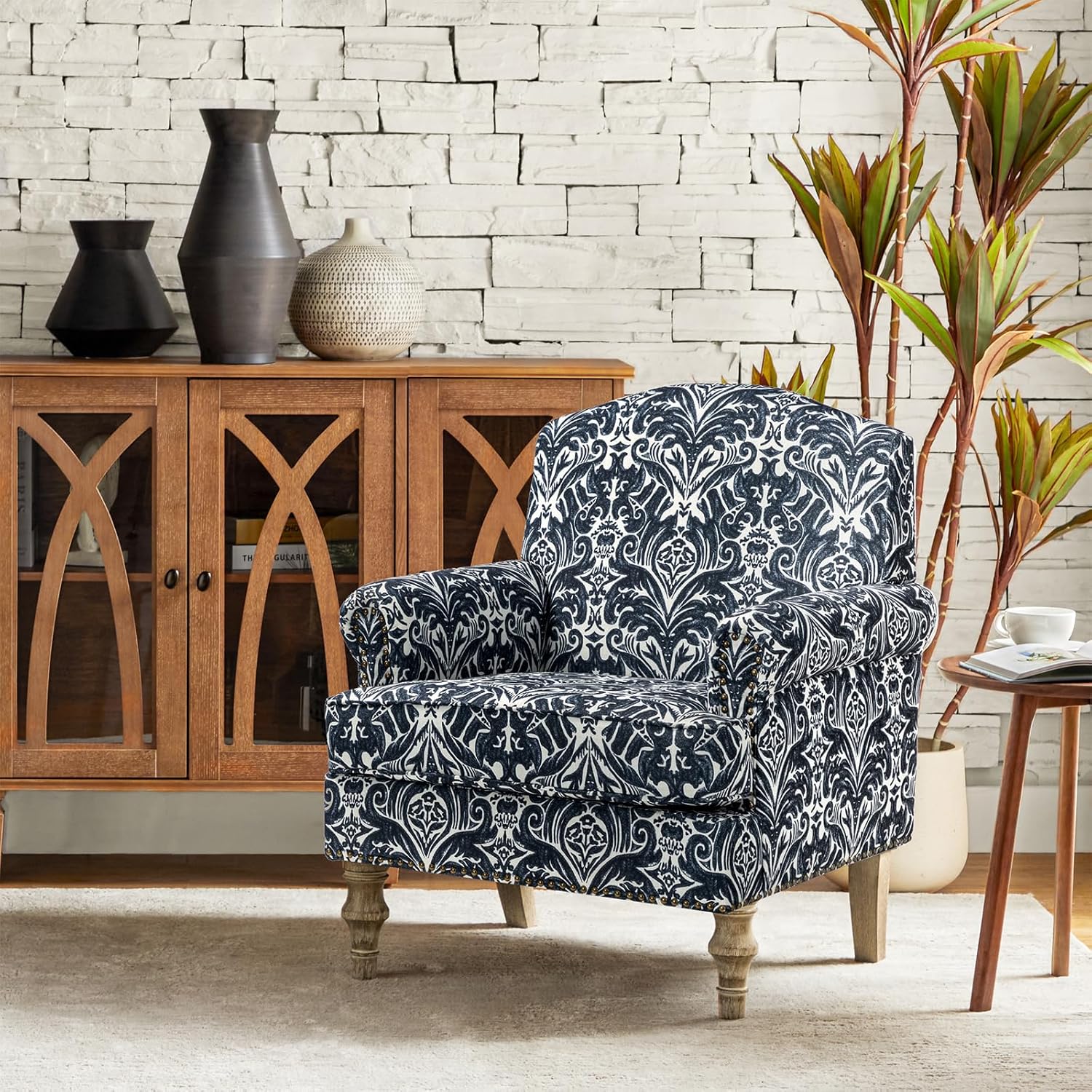 # Bloemenbeklede fauteuil met  - Office Furniture Equipment recensie en prijs
