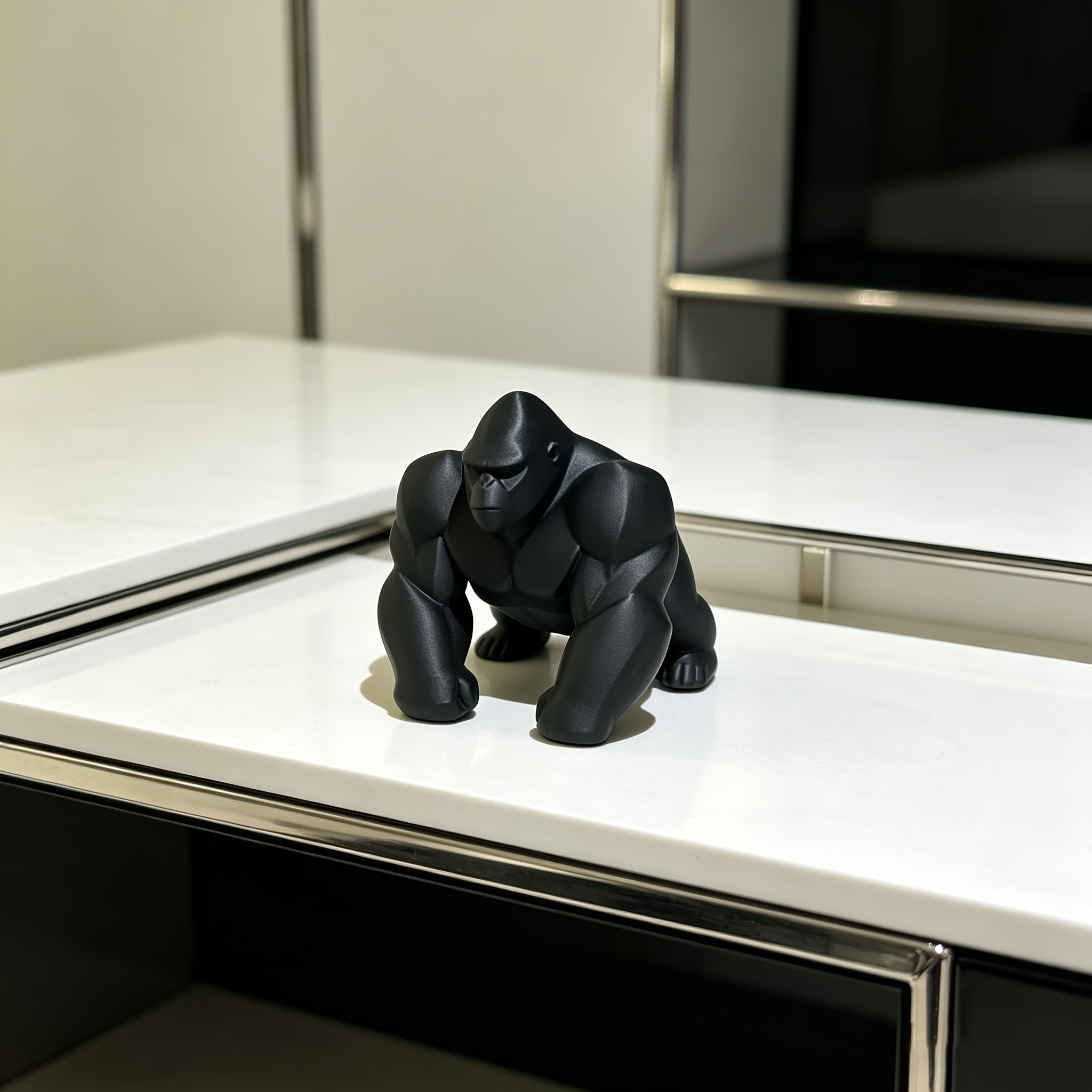 Geometrisch Gorilla Beeldje 3D - Office Furniture Warehouse recensie en prijs