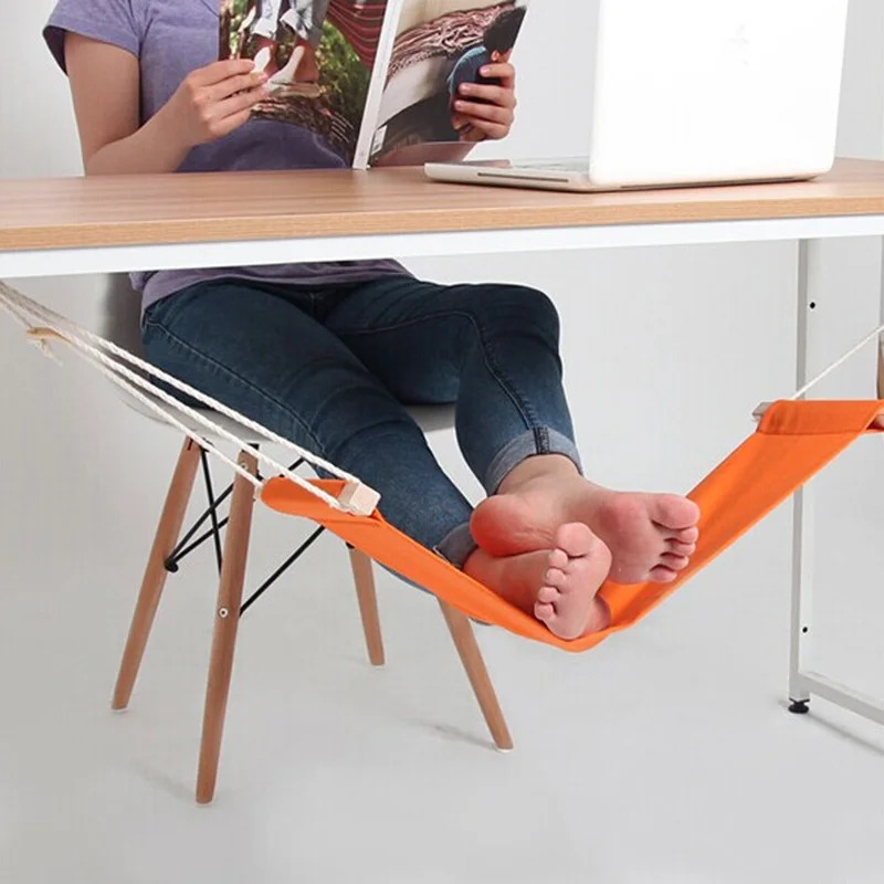 Verstelbare polyester voethang - Under Desk Hammock recensie en prijs